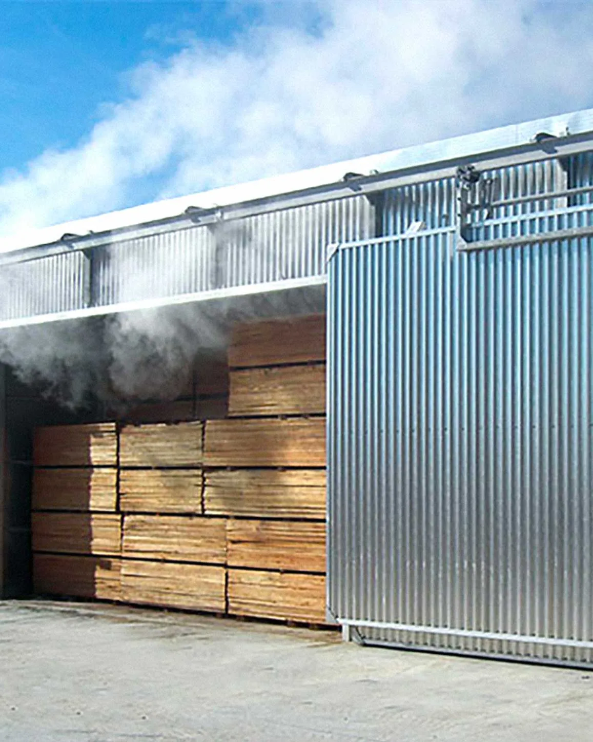 Cellule d'étuvage Termolegno vapeur 3