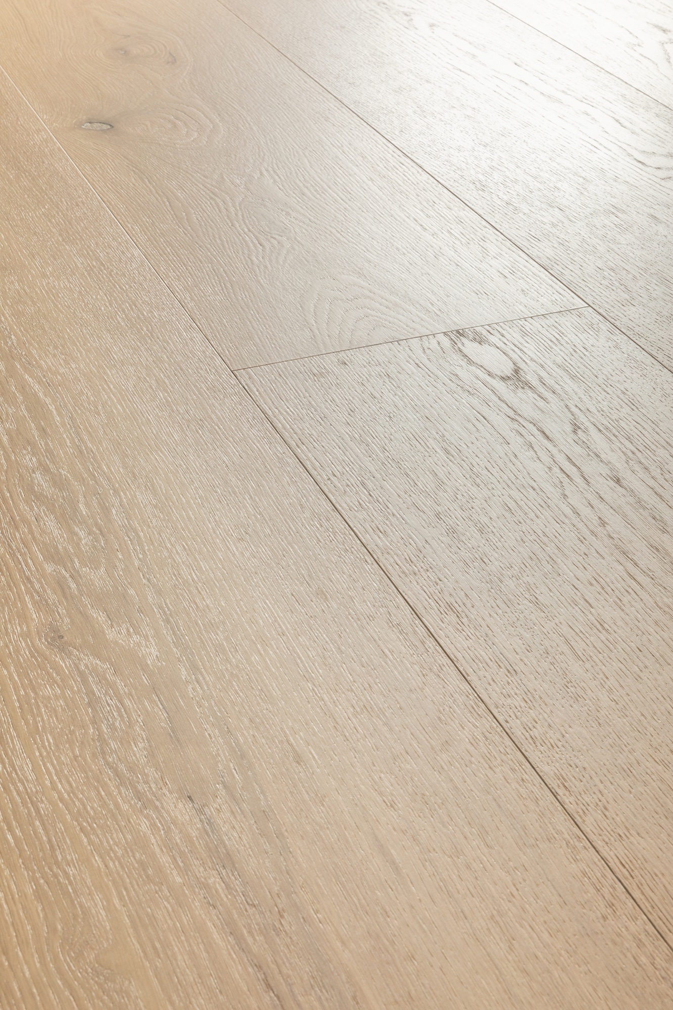Lame de parquet hybride Bjelin Woodura Viarp chêne Powder White 5