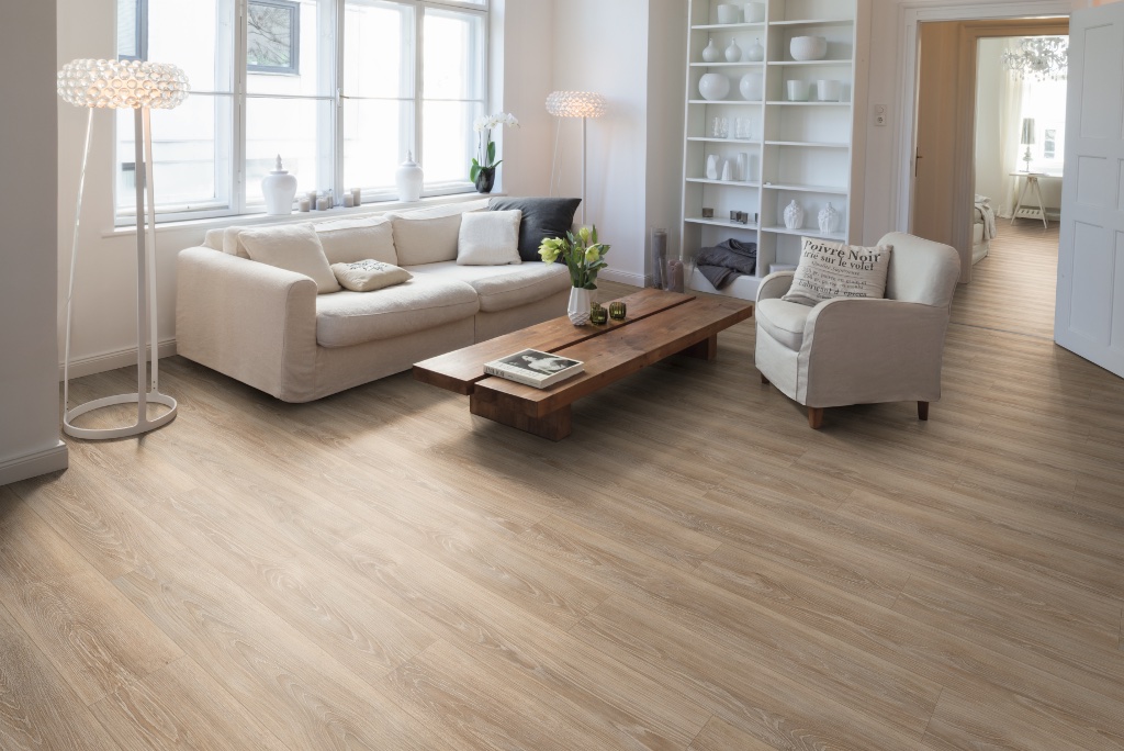 Lame de sol stratifié EGGER Light Brown Newport Oak 2