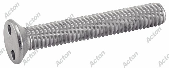 Vis à métaux tête fraisée inviolable -snake eyes- inox A2 Acton