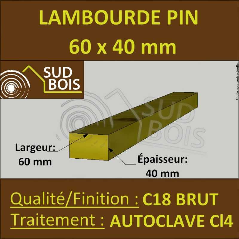 Lambourde 60x40 Pin Autoclave Marron Classe 4 2