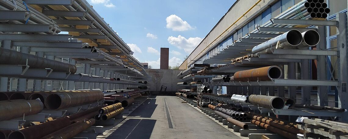 Rayonnage cantilever OHRA pour charges lourdes