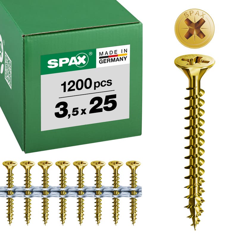 Vis universelle SPAX YELLOX sur bande 2