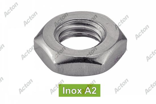Écrou bas hexagonal inox A2 - DIN 439 Acton