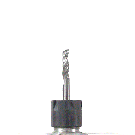 Fraise CNC Yeti Tool 1 dent montante carbure 3