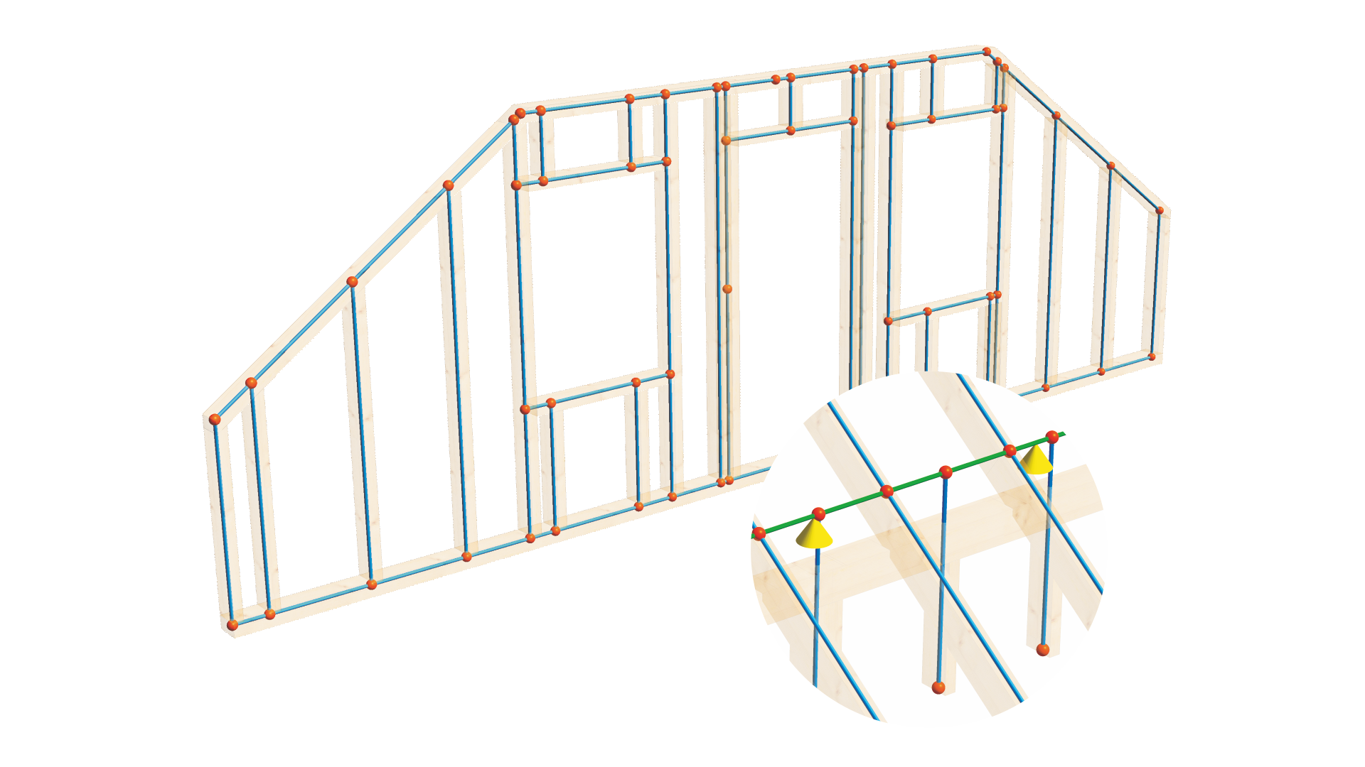Module SEMA Modèle statique 3D barres et nœuds