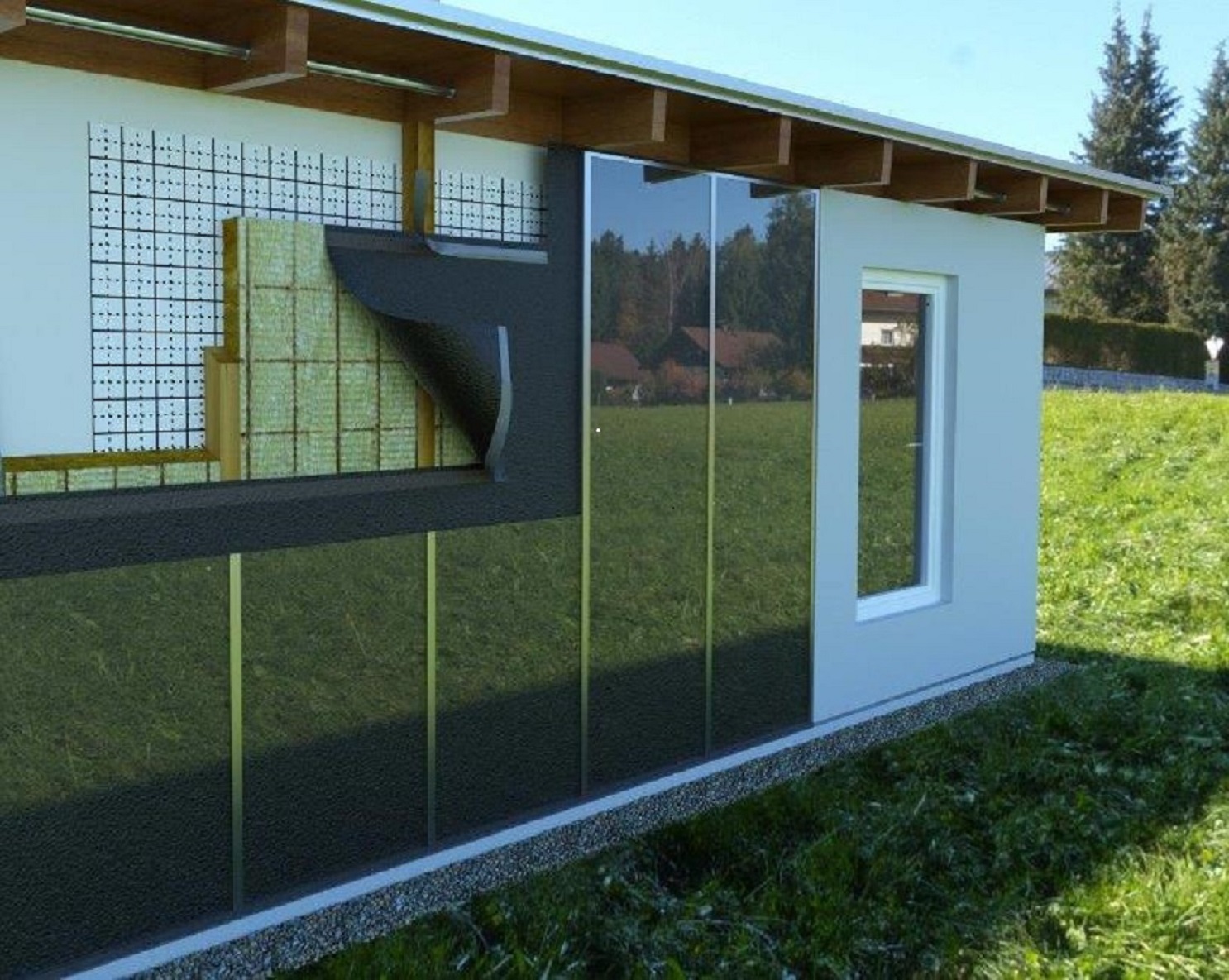 Écran pare-pluie BWK Difflex Thermo Façade SK 4