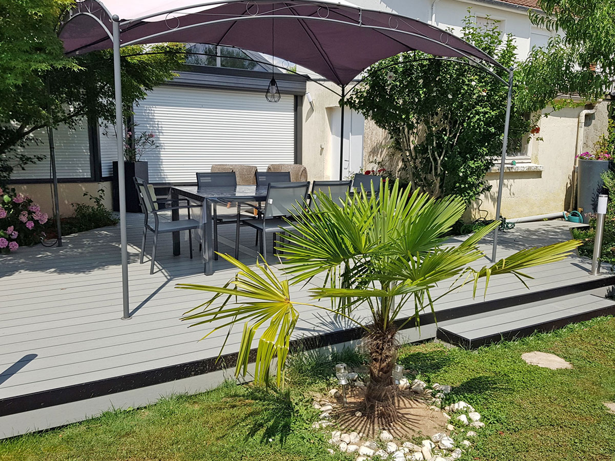 Terrasse Optima Plus Ecume 33