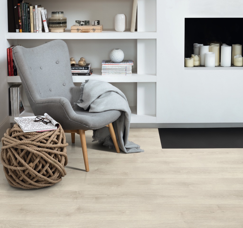 Lame de sol stratifié EGGER White Brook Oak 2
