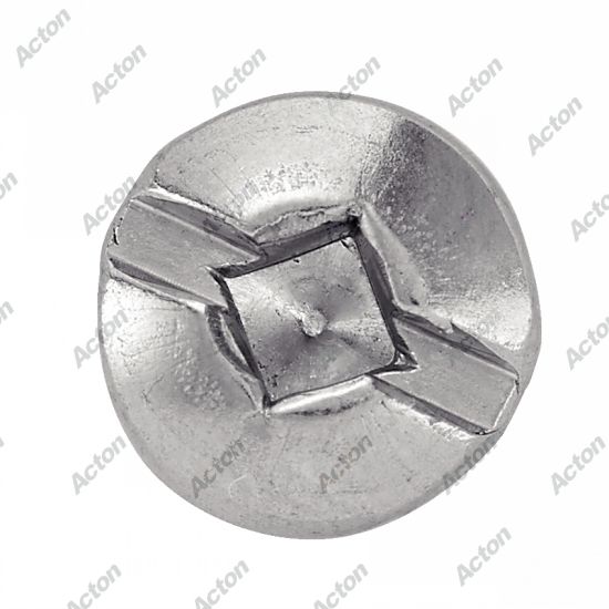 Vis à tôle tête cylindrique empreinte carrée fendue forme c inox A2 3