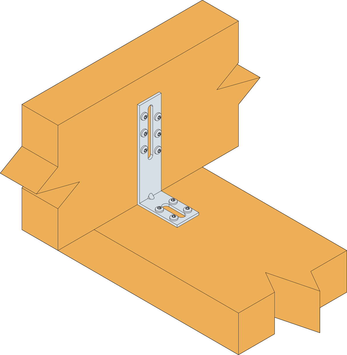 EFIXR Equerre de fixation avec renfort
