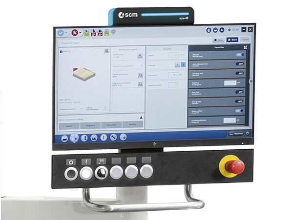 Plaqueuse de chant automatique SCM Olimpic 500 Plus 4
