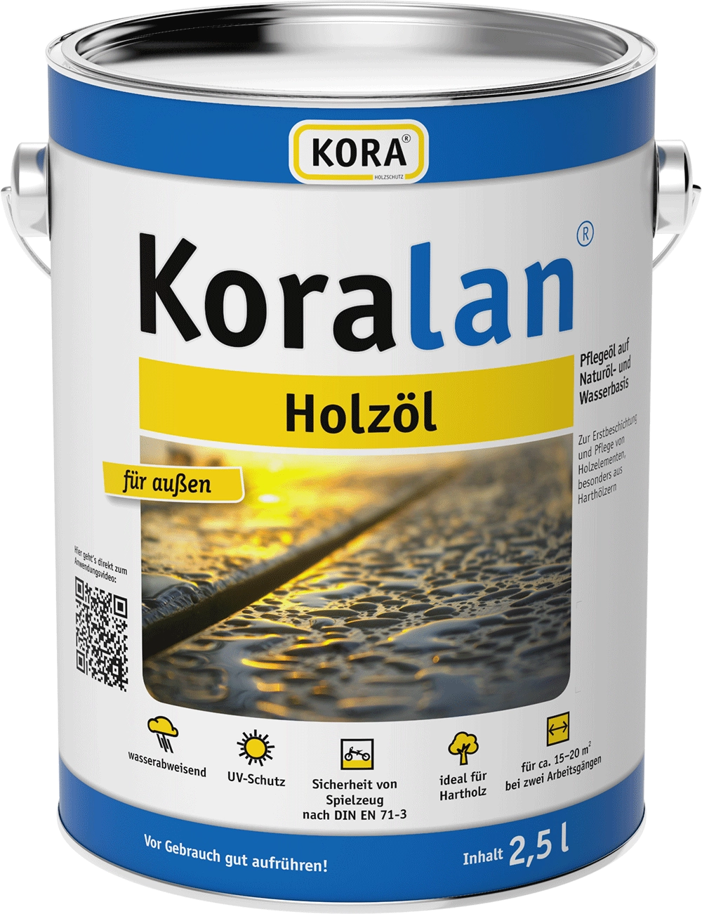 Huile d'entretien bois Koralan Holzöl 2