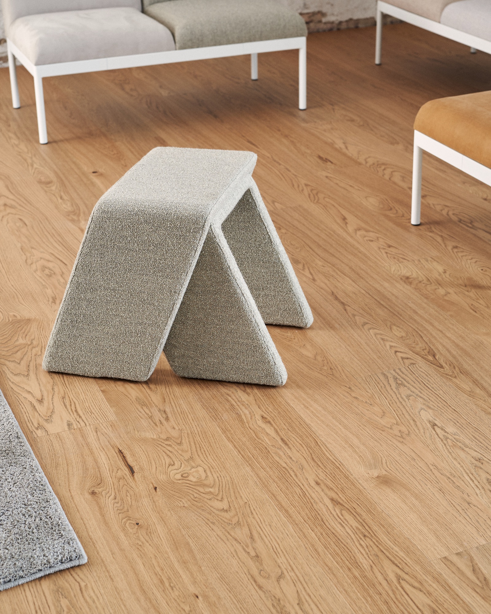 Lame de parquet hybride Bjelin Woodura Dalshult chêne Granite 5