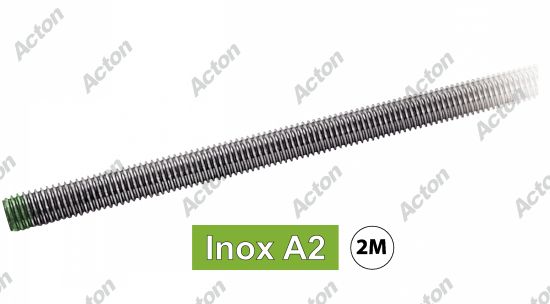 Tige filetées DIN 976 - longueur 2 mètres inox A2 Acton