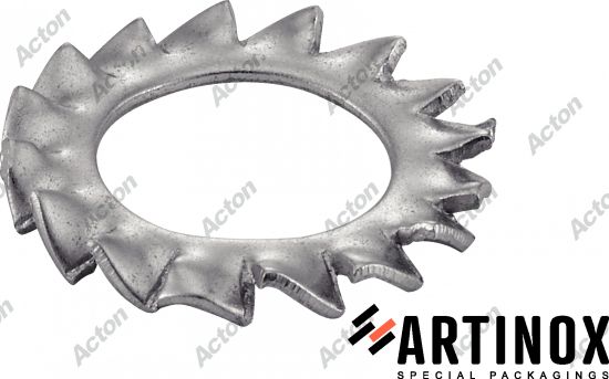 Rondelle eventail DIN 6798 à inox A2 Acton
