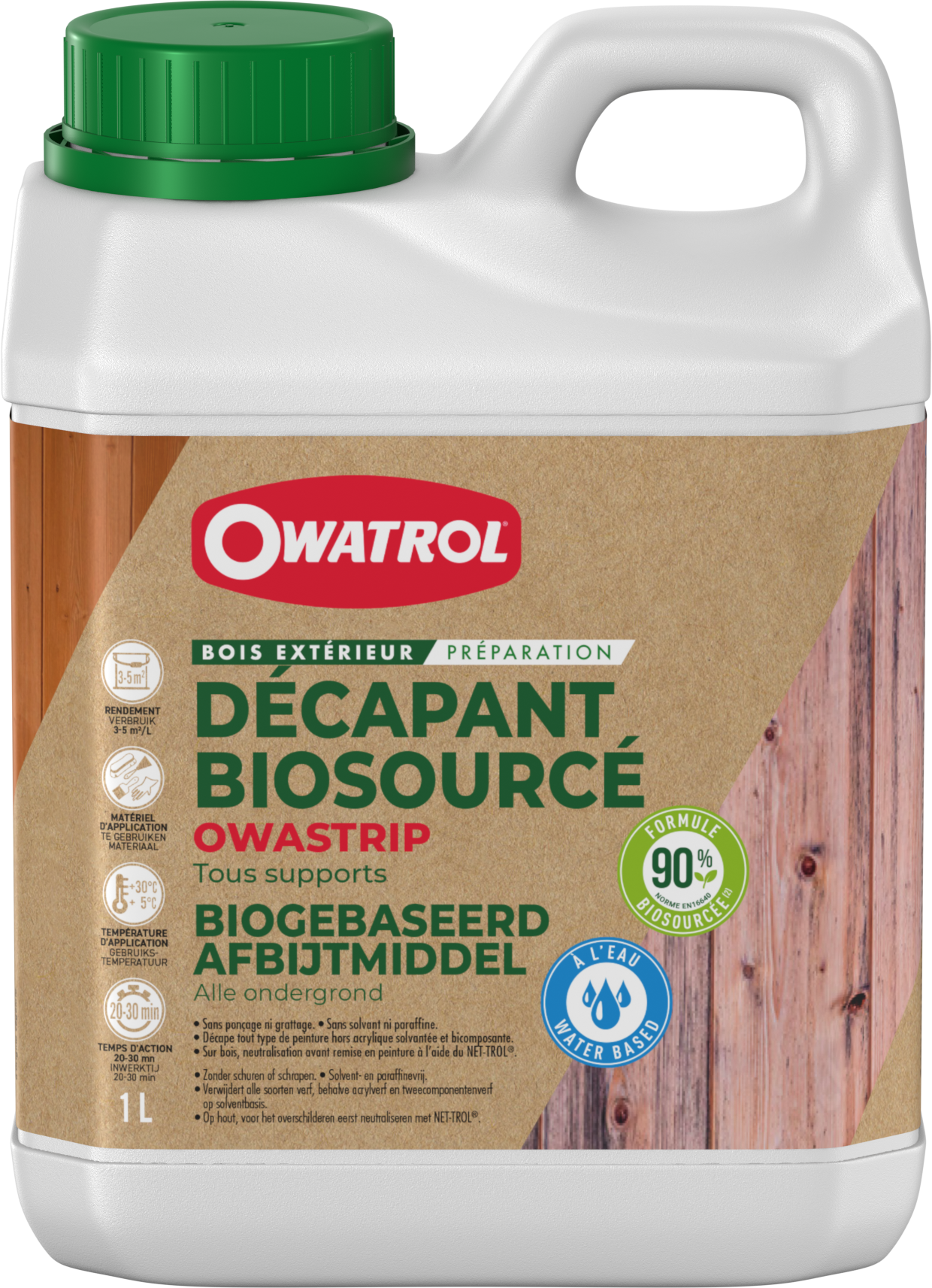 OWASTRIP : Gel décapant tout support biosourcé