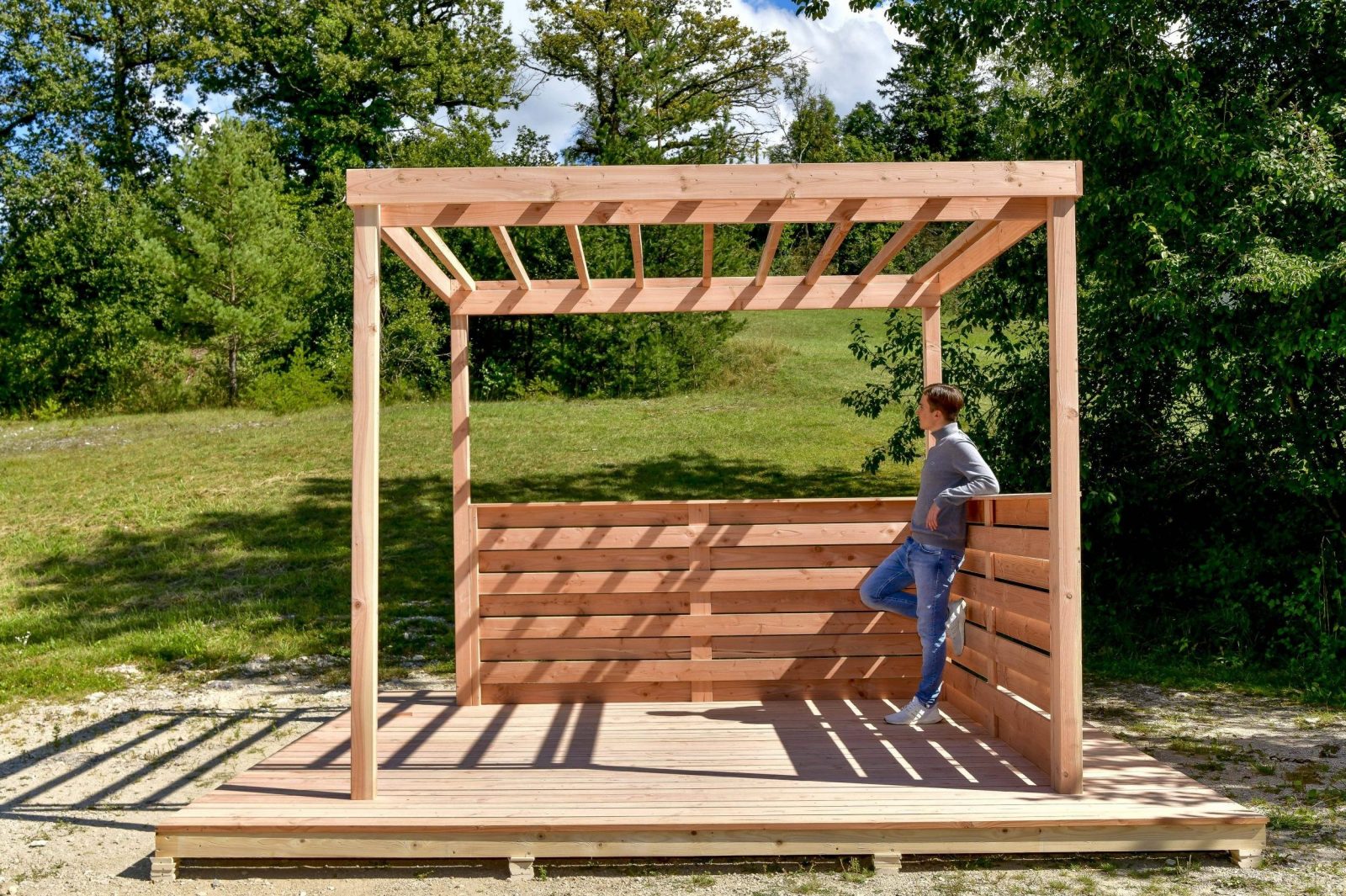 Pergola en kit bois Douglas Brikawood 2