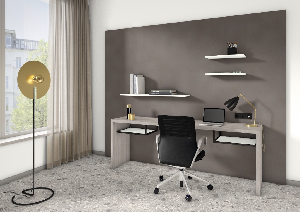 Panneau décoratif Egger Fineline gris moyen 3