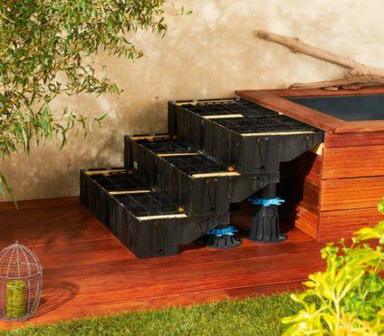 Kit de 3 lambourdes pour marche MODULESCA 2