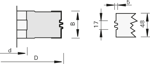 Porte-outils HW à bouveter LEUCO 2