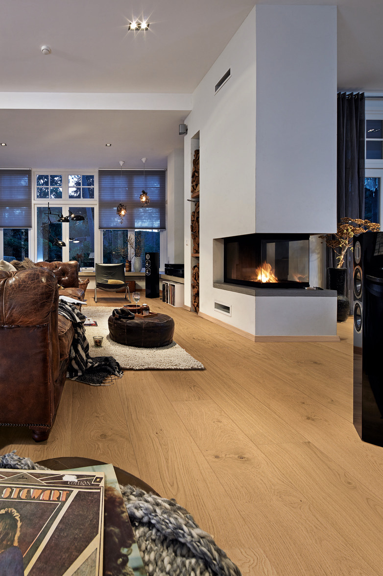 08936 — Lame de parquet contrecollé MEISTER Lindura HD 400 chêne Pure oak lively 2