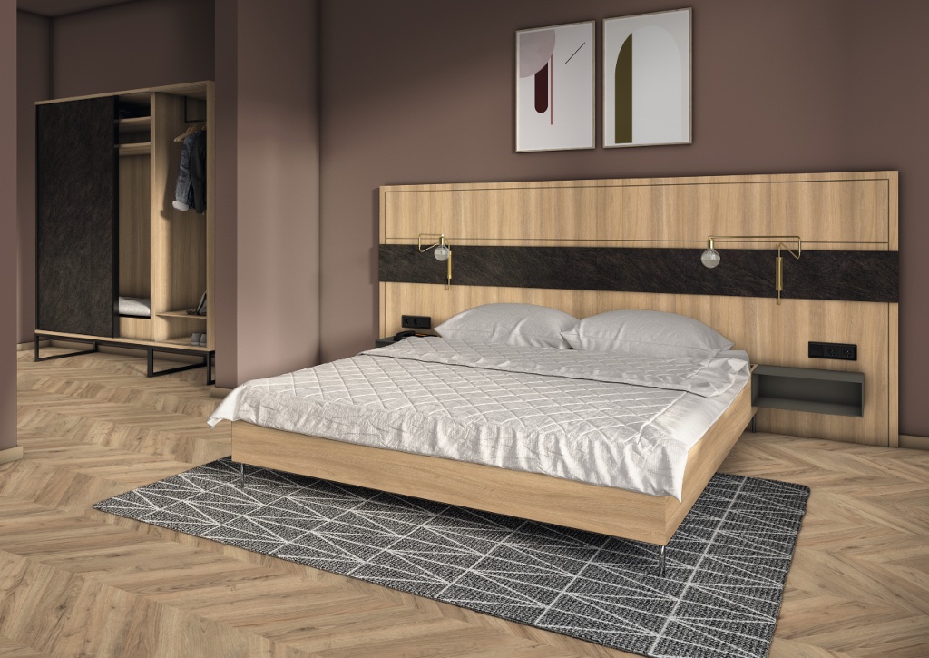 Panneau décoratif Egger Chêne Sacramento marron 3