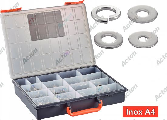 Coffret Rondelle inox A4 Acton