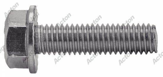 Vis à métaux tête hexagonale à à embase DIN 6921 inox A2 Acton 2