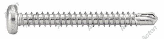 Vis autoperçantes tête cylindrique crantée empreinte carrée acier zn 2