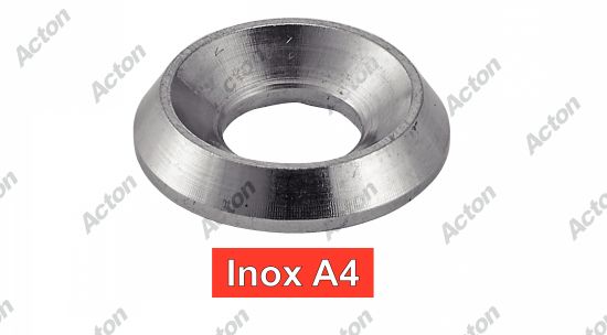 Rondelle cuvettes decolletees inox A4 - NFE 27619 Acton