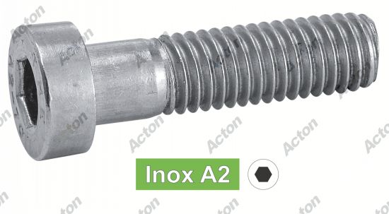 Vis à métaux DIN 6912 tête cylindrique réduite six pans creux avec