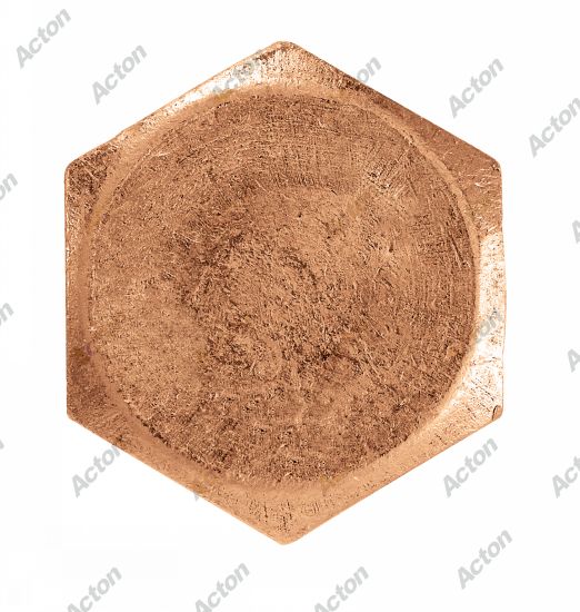 Vis à métaux tête hexagonale filetage total DIN 933 laiton Acton 3