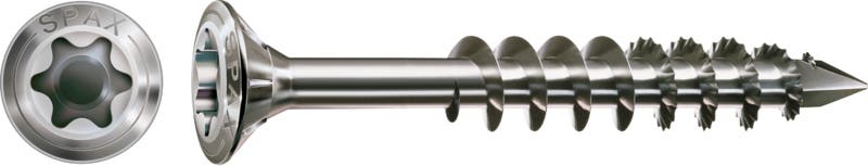Vis pour façade SPAX inox A2 tête bombée Ø 4.5–5 mm