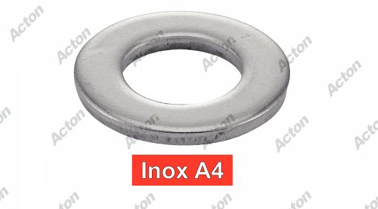 Rondelle plates etroites type z inox A4 - NFE 25514 Acton