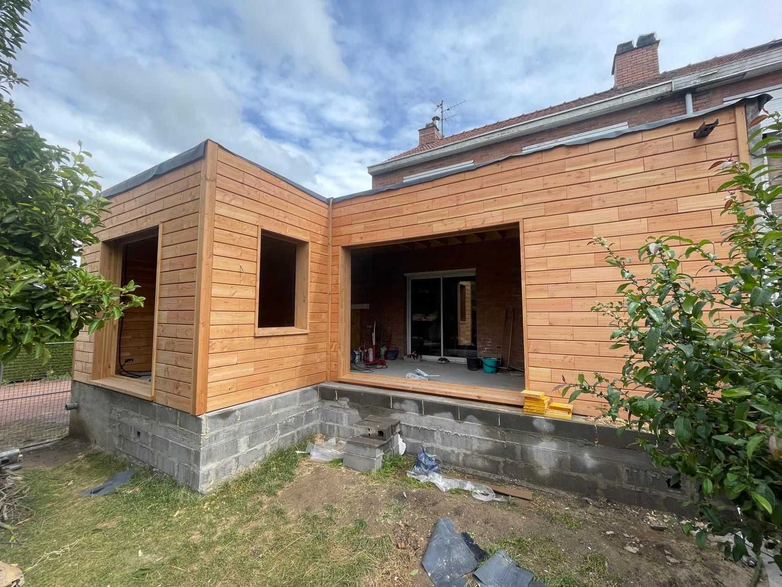 Extension de maison en bois – Pays de la Loire