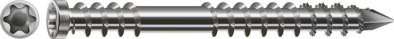 Vis pour terrasse SPAX inox A4 tête cylindrique Ø 5–6 mm