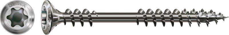 Vis pour façade SPAX inox A2 tête bombée Ø 4.5 mm