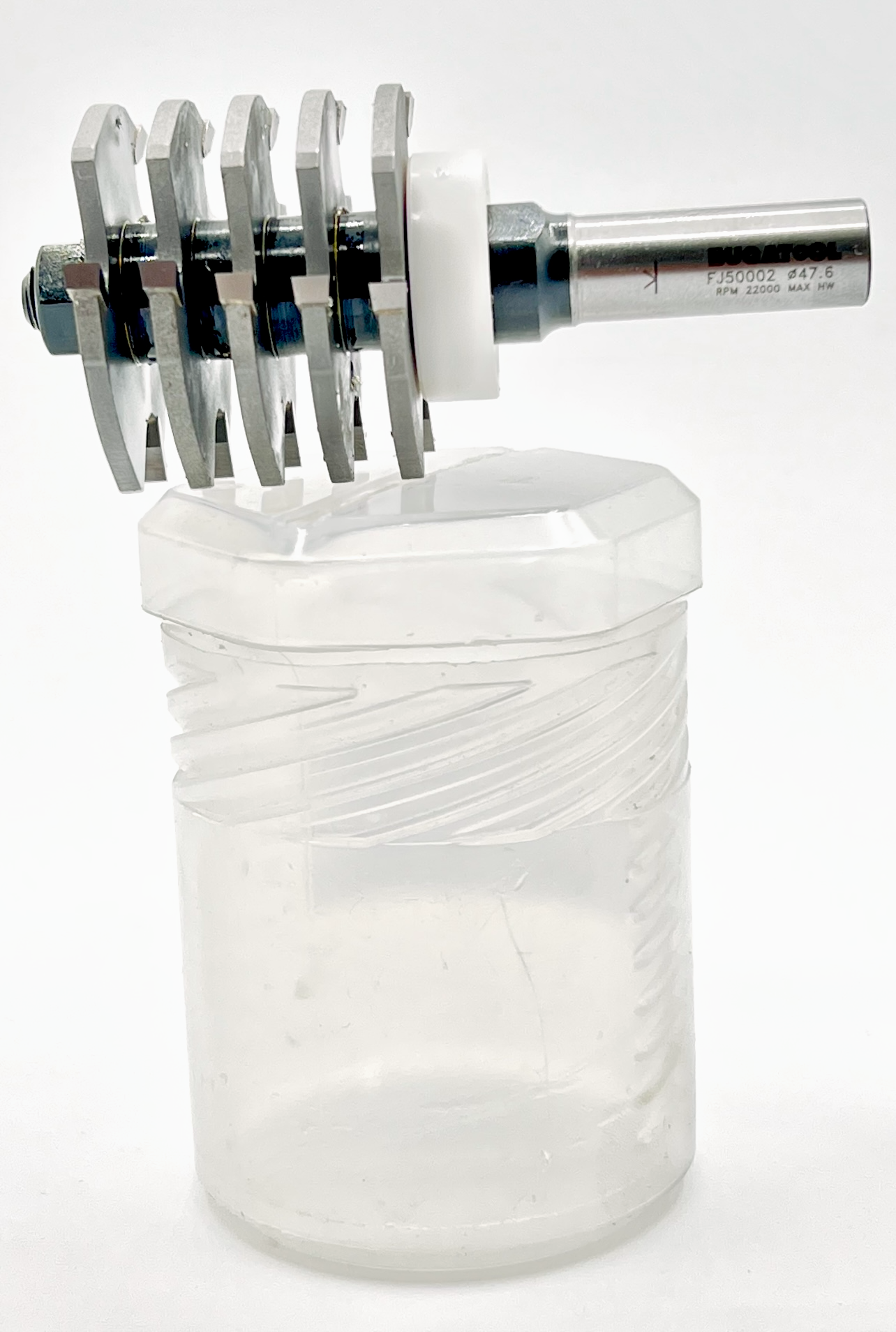 Fraise industrielle pour assemblage avec guide haut et queue de 12 mm 3