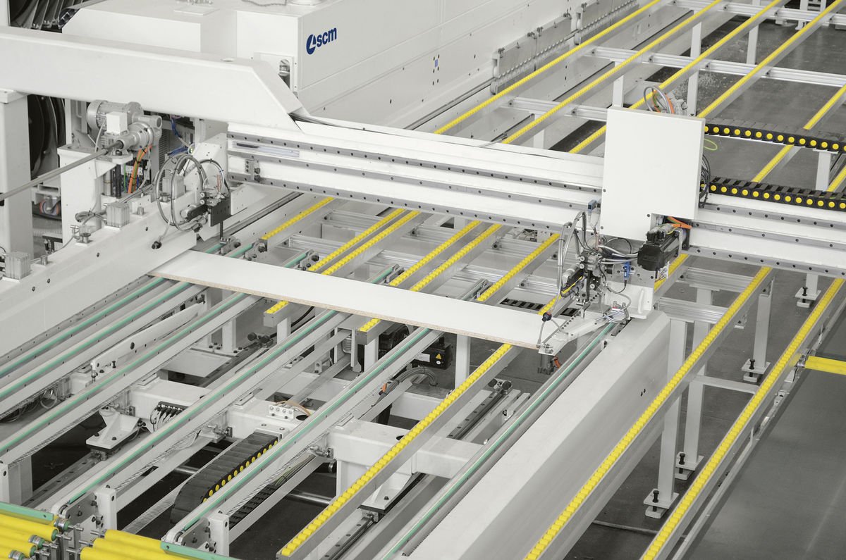 Ligne de plaquage flexible SCM Stefani Rocket H 4