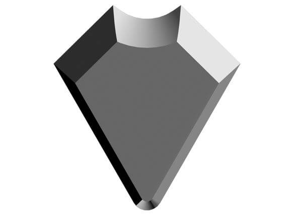 Plaquettes de rechange pour racleurs HW à 1 coupe et rayon ou LEUCO