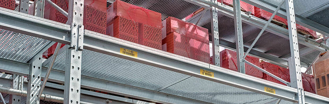 Rayonnage à palettes OHRA en acier laminé à chaud