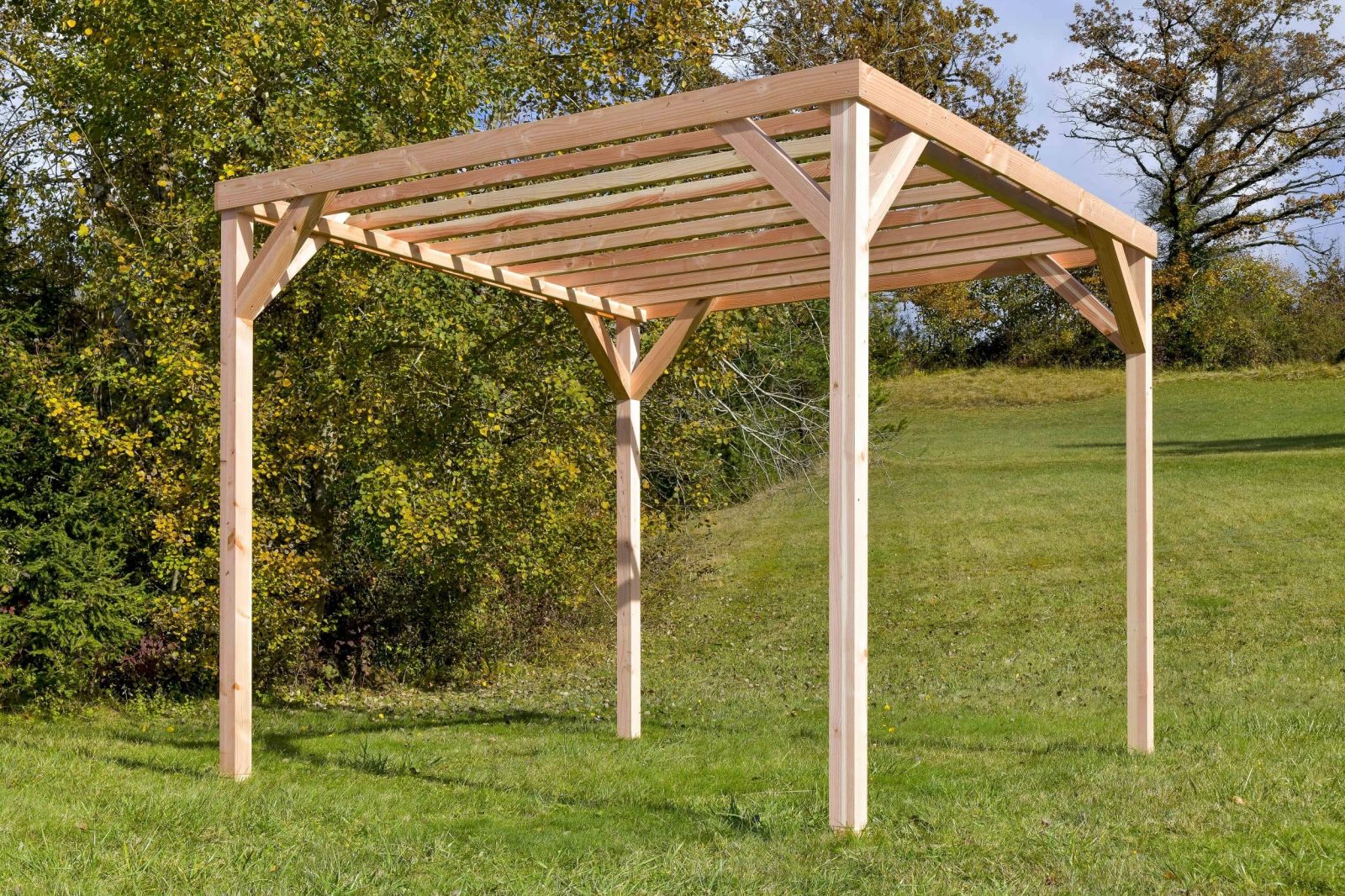 Pergola en kit bois Douglas Brikawood