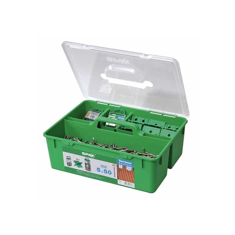 Green Box SPAX® Terrasse Exotique Vis Inox A2