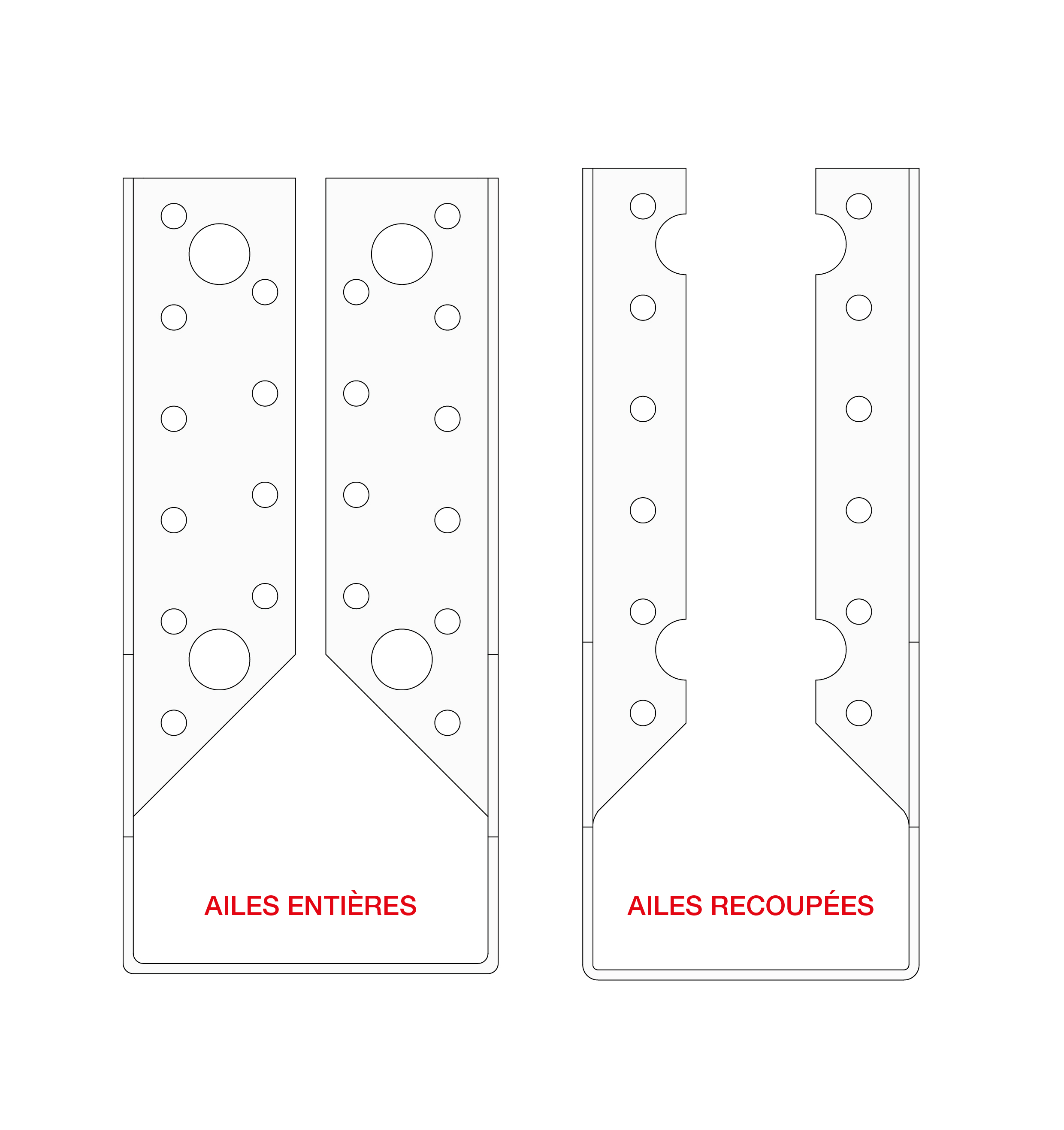 SAIX Sabot à ailes intérieures - Inox A4 3