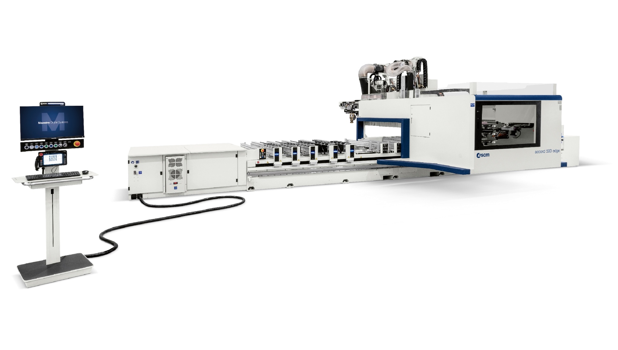 Centre d'usinage 5 axes plaquage SCM Accord 500edge