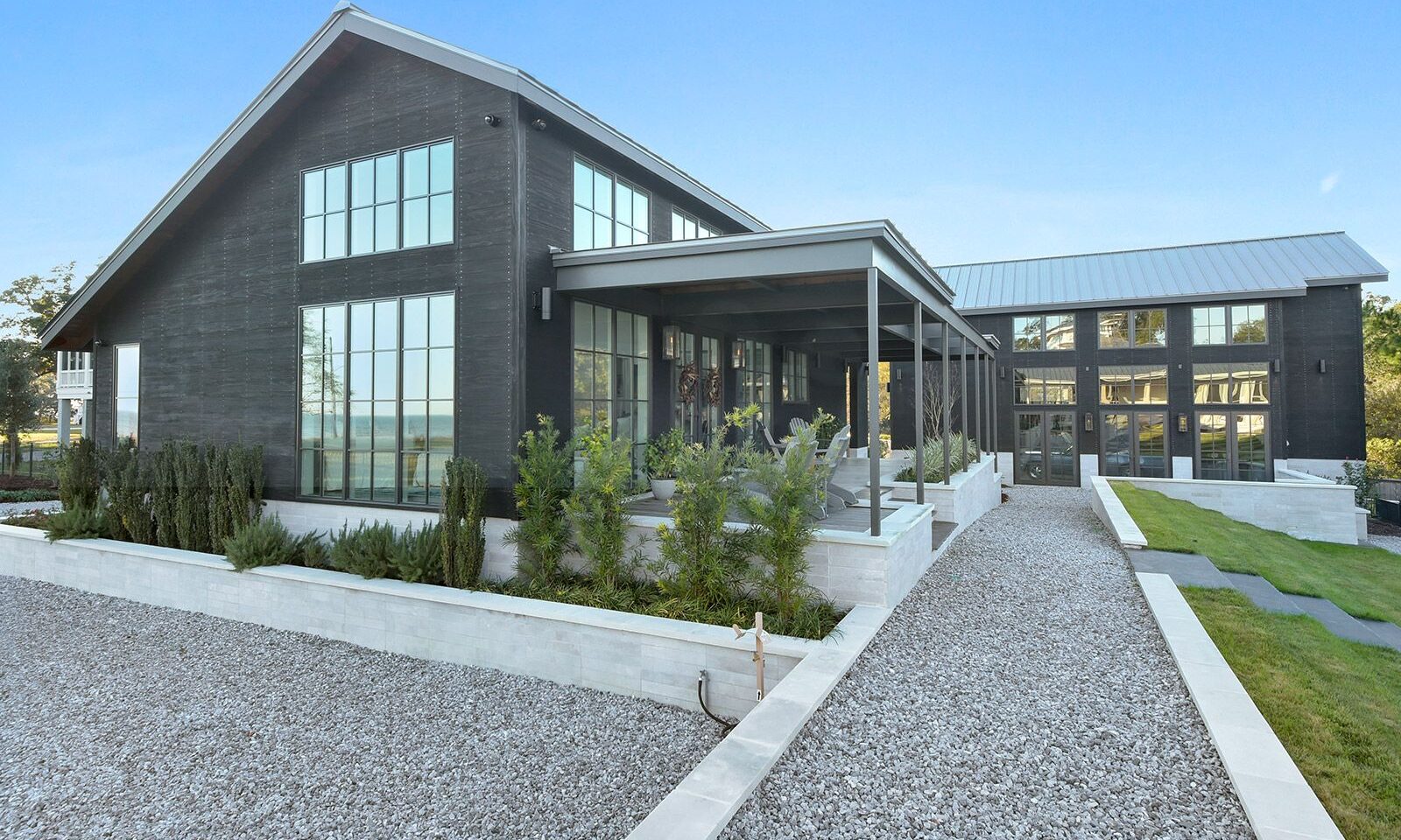 Résidence Bay St. Louis, façade en Accoya dans le Mississippi