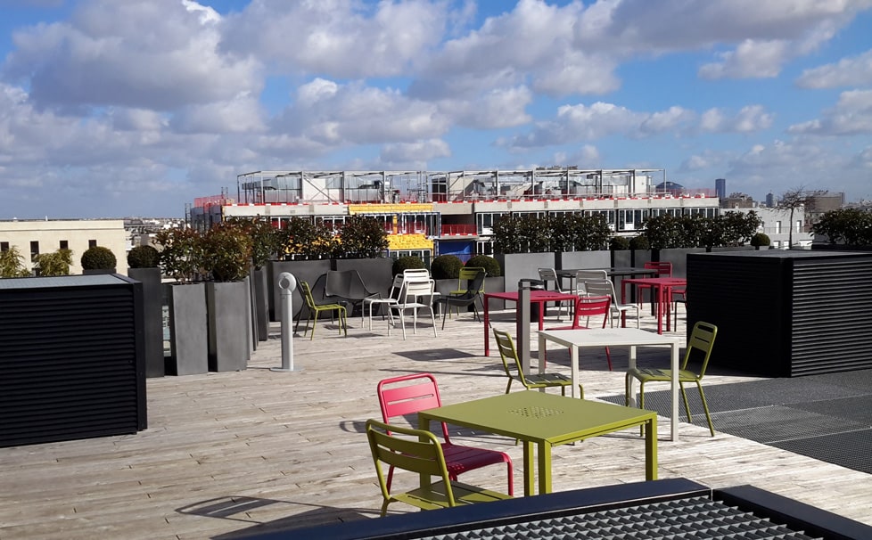 Terrasse à Boulogne-Billancourt, Paris