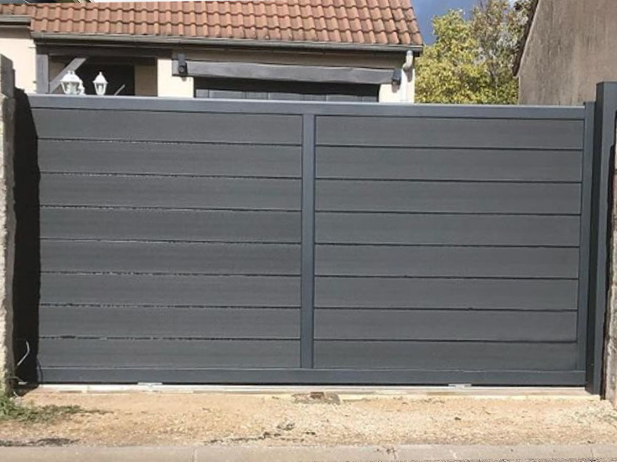Portail Coulissant Graphite 2
