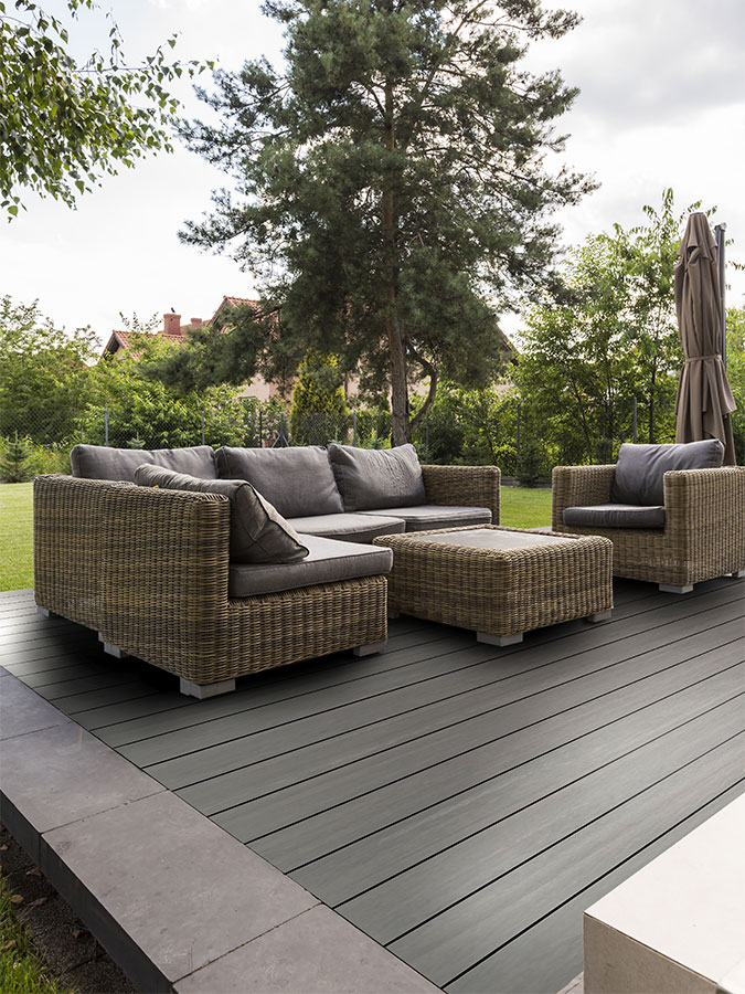 Terrasse Optima Eko Carbone 28